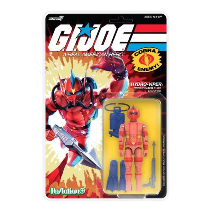 Super7 GI Joe ReAction+ Action Figure Wave 07 Hydro Viper (Comic) 10 cm Action Figuur