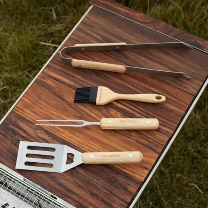 Naturehike Caines Barbecue Onderdelenset Bruin