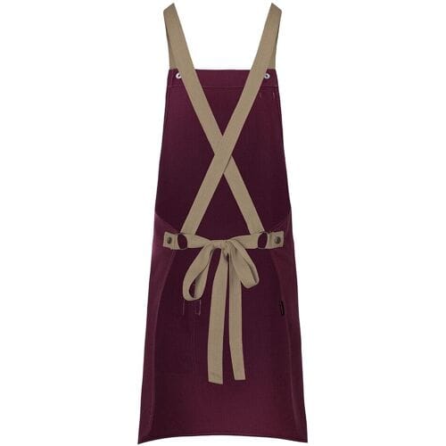 (6 stuks) KARLOWSKY Slabbenschort Urban Look - Aubergine aubergine