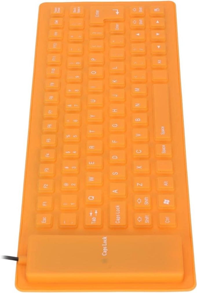 Dailygoods - Flexibel Siliconen Toetsenbord - Waterdicht Toetsenbord