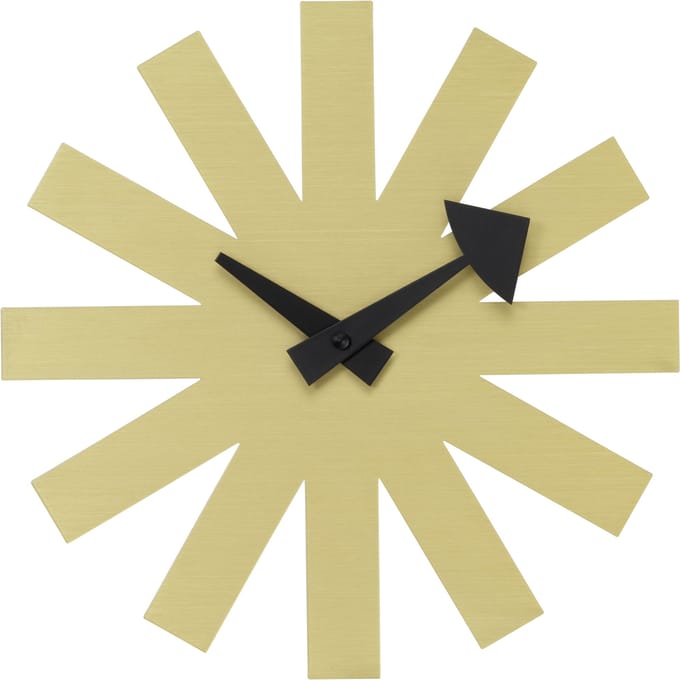 Vitra Asterisk Clock - messing