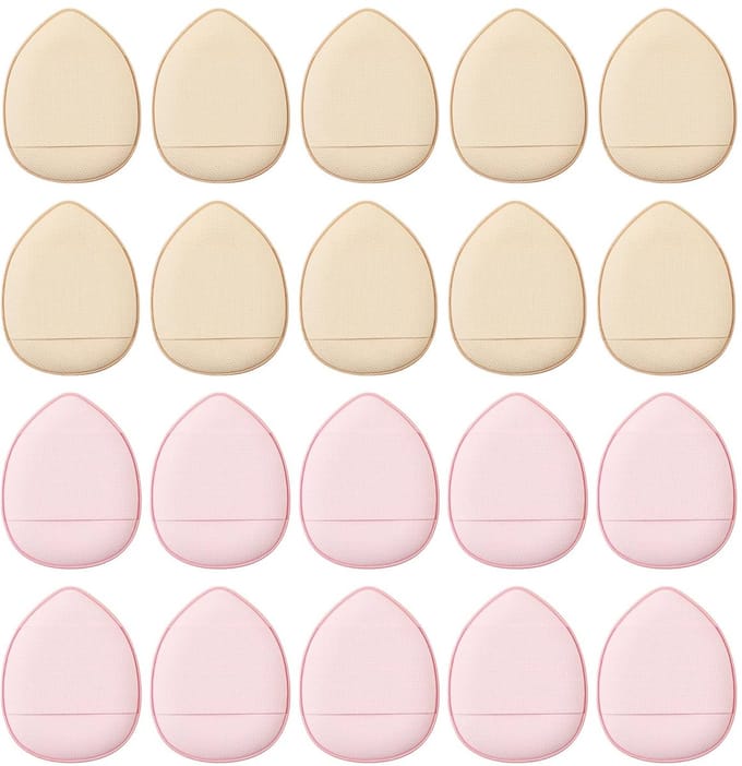 Dailygoods- Make-up Tools - 20 Stuks Mini Make-up Spons - Zachte Spons - Draagbare Beauty-accessoires - Compact Ontwerp - Geschikt voor Cosmetica