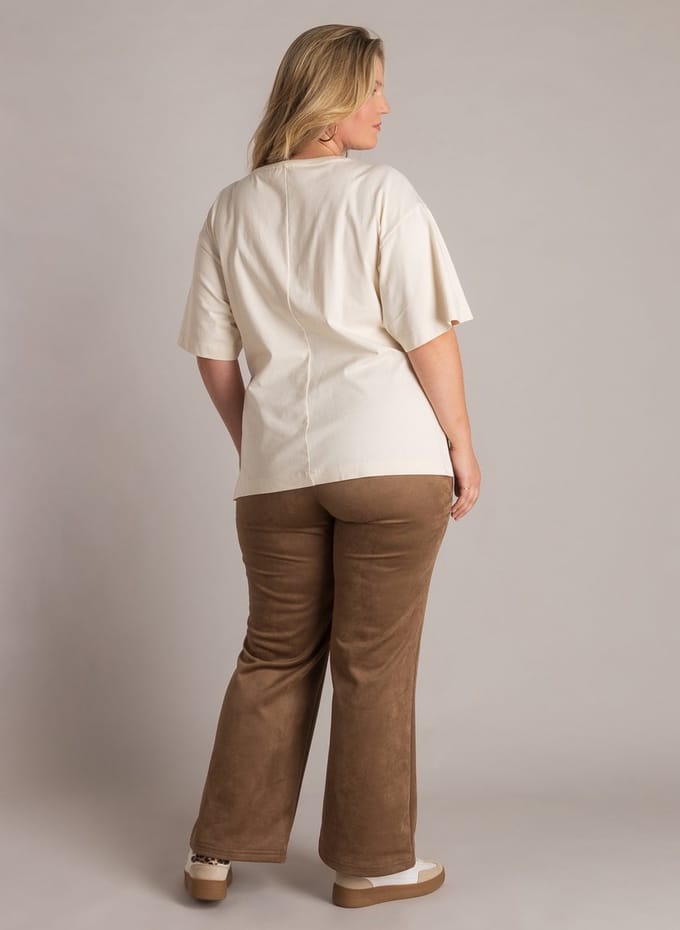 YEST CURVE Jorina Tops - Natural - maat 1(48)
