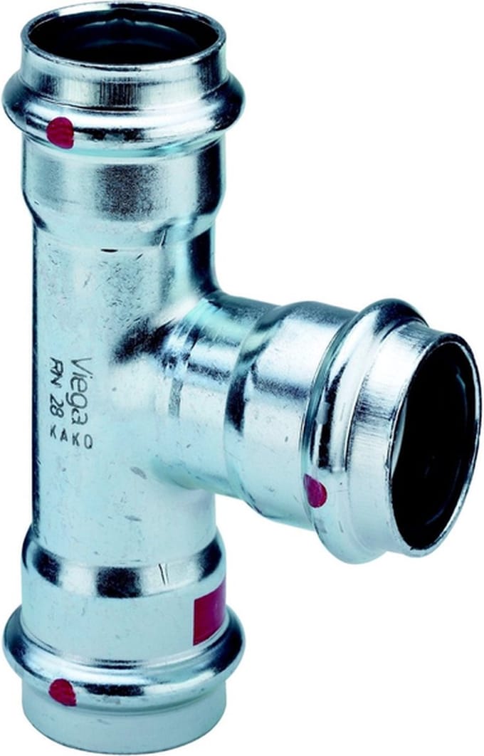 Viega Prestabo t-stuk - 35x15x35 mm staal