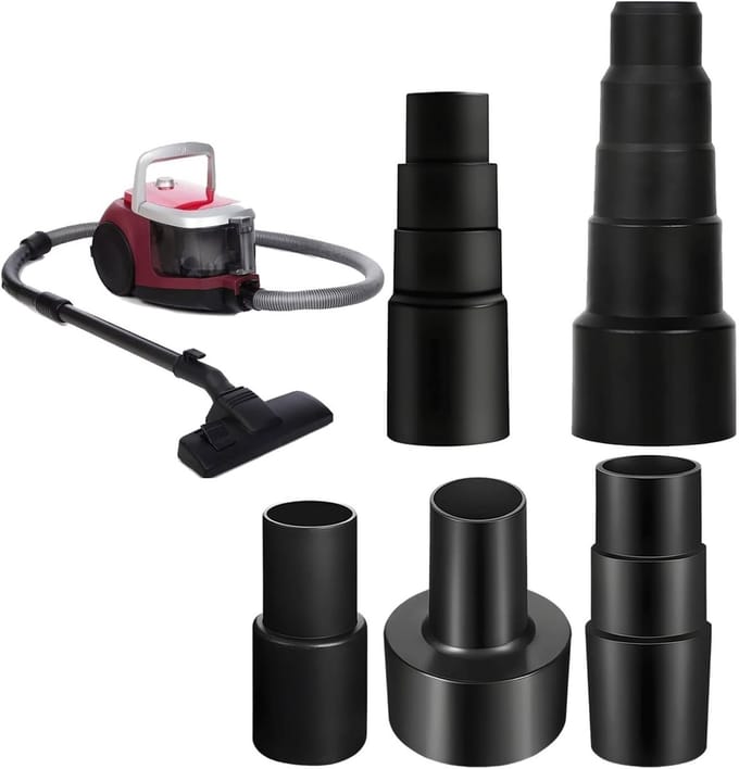 Set van 5 Universele Vacuum Adapters, Reducer Kits voor Slangen, Verbindingen voor Diverse Vacuümsystemen