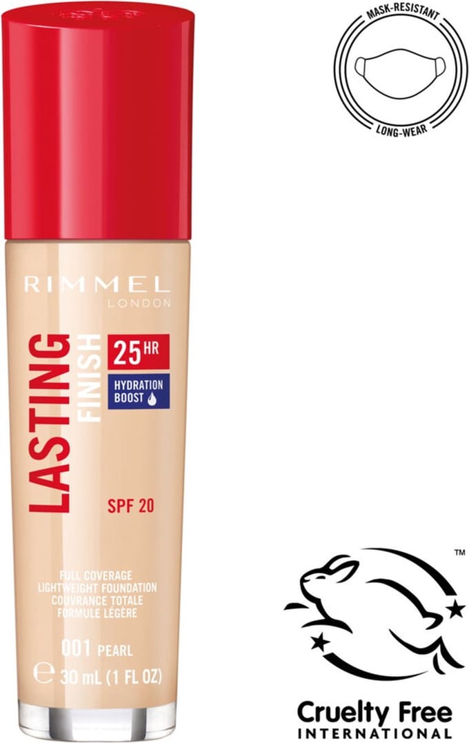 Rimmel Lasting Finish Foundation 001 Pearl