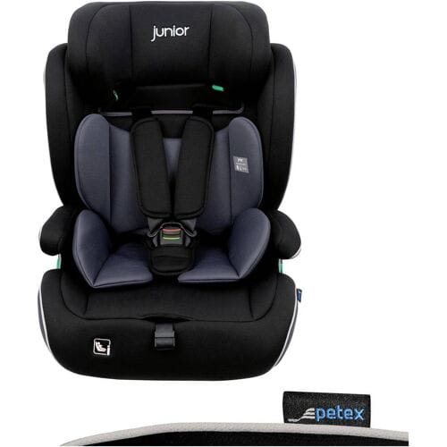 Petex Supreme Plus 1151 ISOFIX schwarz HDPE nach ECE R129 Kinderzitje Zwart