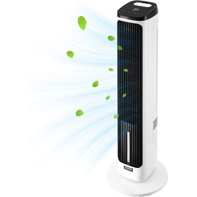 40  Oscillerende Torenventilator 24H Timer 23,3 ft/s Snelheid met Afstandsbediening