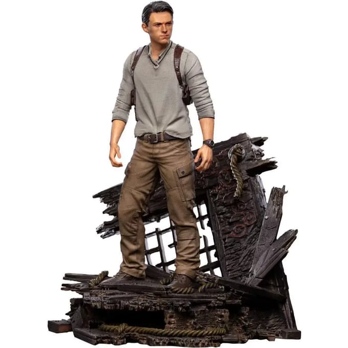 Iron Studios Uncharted 2022 - Figuur Deluxe - Nathan Drake Tom Holland 1/10