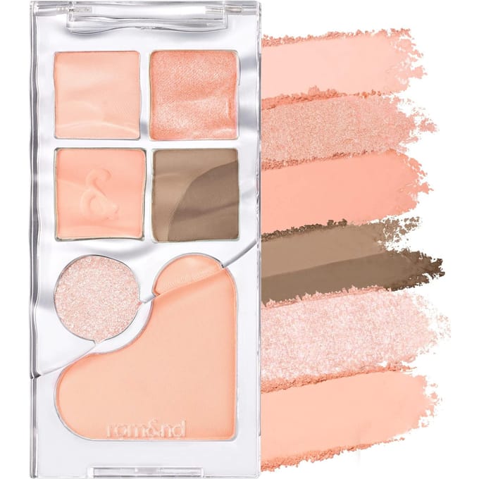 Rom&nd ROMAND Bare Layer Palette Oogschaduw Wang Palette 14g K-Beauty 02 Strawberry Mood