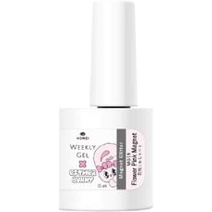 Homei - Esther Bunny Weekly Gel Magnet Glitter Nail MG19 Flower Pink Magnet