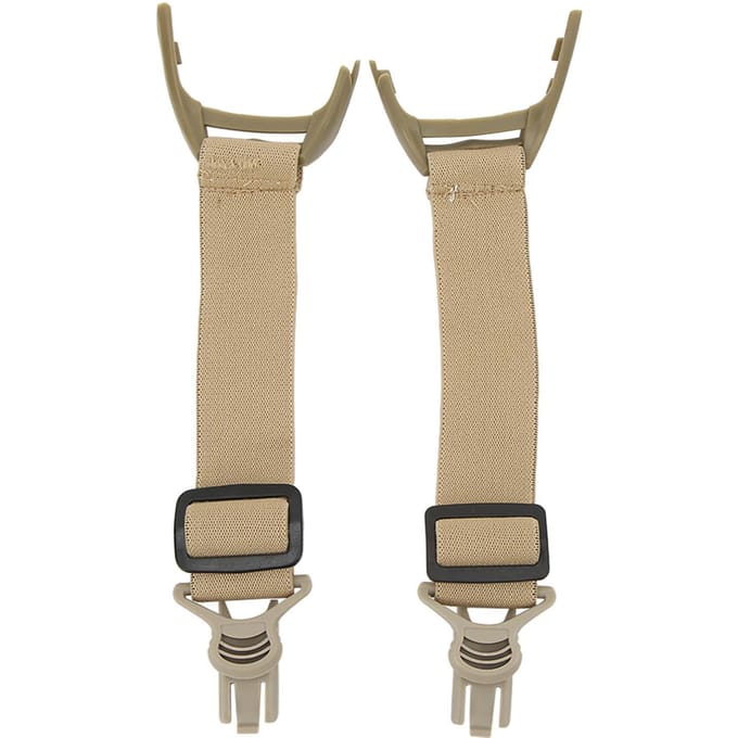 2 Pièces Sangle de Lunettes de Chasse Extensible Confortable Bande Élastique pour Lunettes de Chasse pour Rail Rapide sable