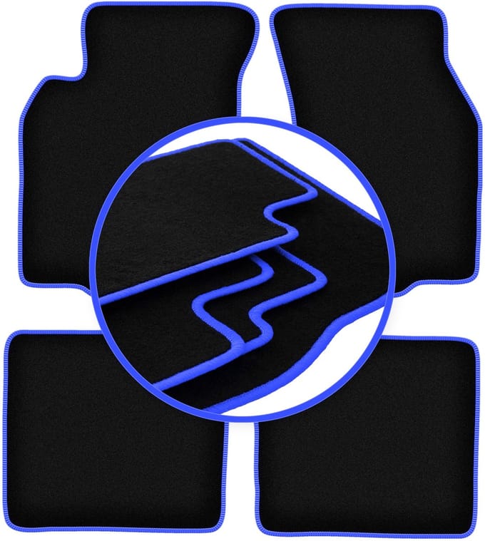 CARLUX-BLUE automatten voor: Mitsubishi Colt V (CJ0) hatchback (1996-2003)