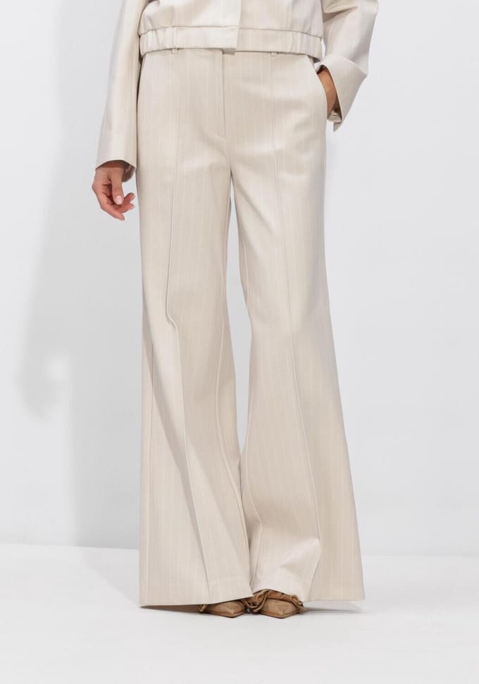 Beaumont Ayle Pants Broeken Dames - Ecru - Maat 44