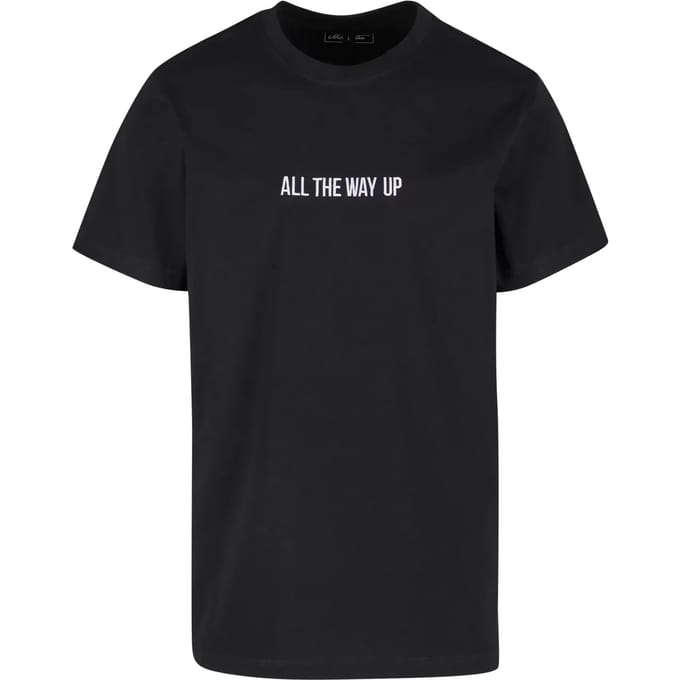 Mister Tee - All The Way Up EMB Heren Tshirt - S - Zwart