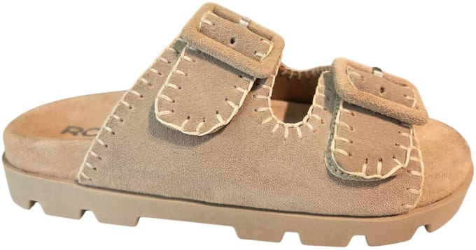 Rohde 6316 14 Slippers Beige Suede Dames - Beige - 42
