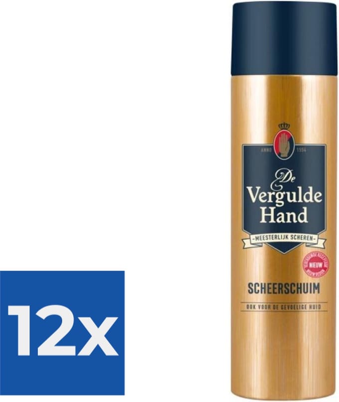 De Vergulde Hand Scheerschuim 250 ml - Voordeelverpakking 12 stuks