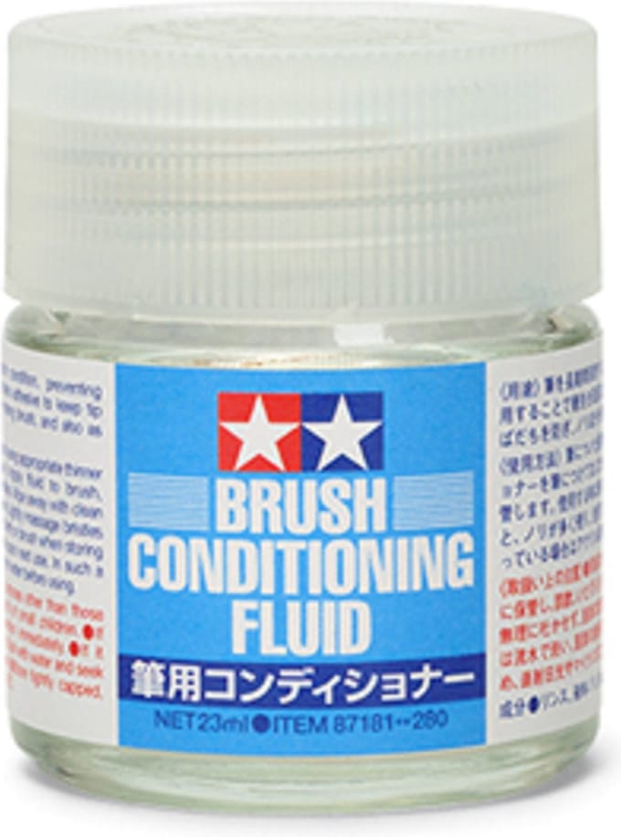 Tamiya Hobbypenseel - 87181 Brush Conditioning Fluid - Penseelreiniger - 23ml Accessoires set