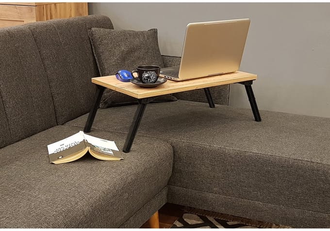 Asir - Staand Bureau voor Laptops - Atlantische Den - 60 x 35 x 24,5 cm