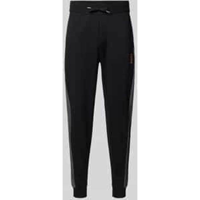 Relaxed fit sweatpants met labelprint