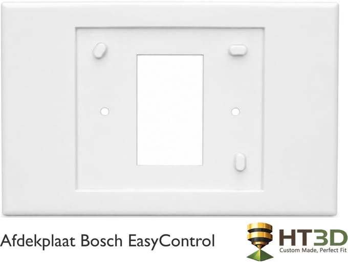 Afdekplaat Bosch EasyControl - Wit - Bosch EasyControl Thermostaat - Kamerthermostaat - Thermostaat - Muurplaat - Afdekraam - Grondplaat - Houder - HT3D