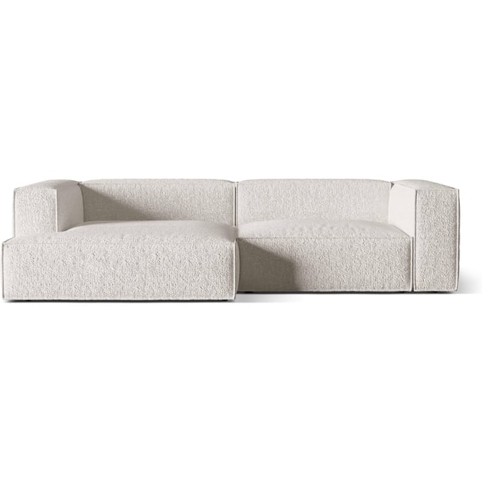 Hoekbank Nuria 4-zits links bouclé | Micadoni
