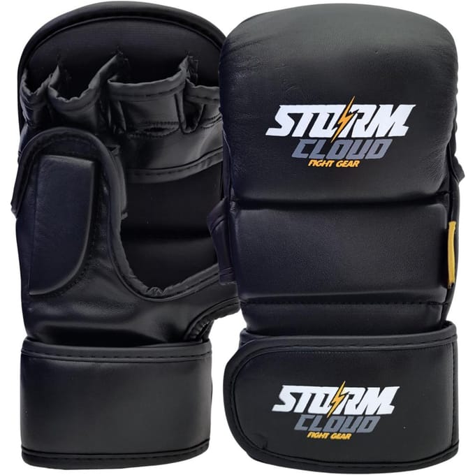 StormCloud Rookie - MMA Sparringhandschoenen - 7oz - Zwart/Wit - XL