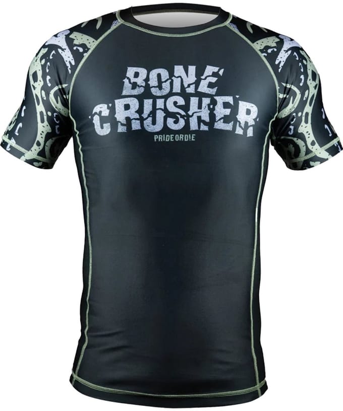 PRiDEorDiE Rash Guard Bone Crusher V.2 Black - M
