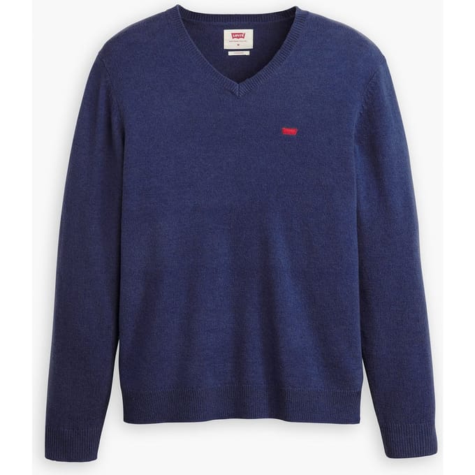 Levi's V Neck Hm Sweater Naval Academy Größe: M | Pullover Outlet | Herren