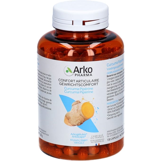 Arkocaps Curcuma Piperine 130 Capsules