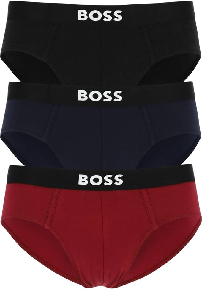 HUGO BOSS ONE hipster briefs (3-pack) - heren slips - multicolor
