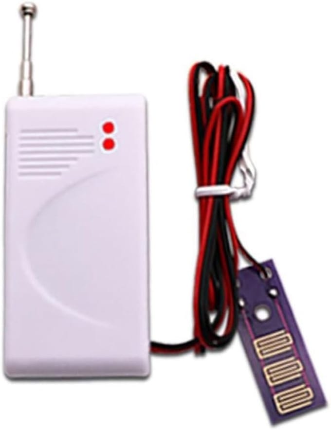 Waterlek Detector - Overstroming Sensor - Huis Beveiligen - Draadloze Waarschuwing - 100 Meter Bereik - Wit