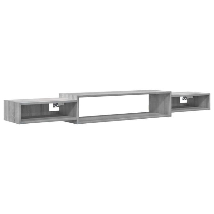 vidaXL - Wand - gemonteerd - TV - Kast - Muurmontage - Grijs - Sonoma