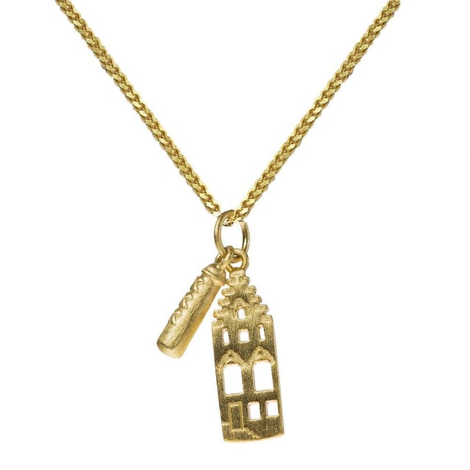 Lauren Sterk Amsterdam ketting Amsterdam - verguld - coating