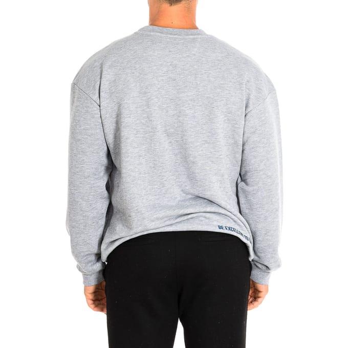 Heren sweatshirt met lange mouwen en ronde hals TMF304-FP538