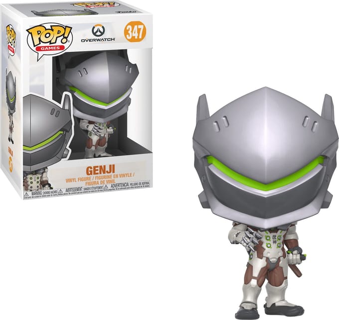 Funko Overwatch Verzamelfiguur POP! Games Genji 9 cm Multicolours