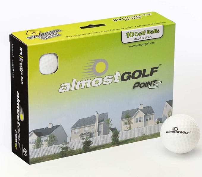 Golfballen voor Training Thuis – Pack van 10, Wit