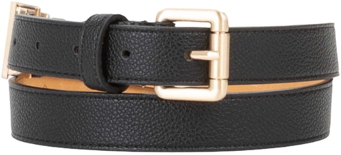 VALENTINO riem Bloom Belt W75 Nero / Oro zwart