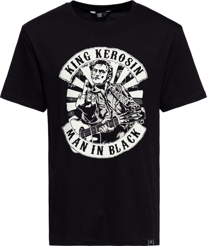 King Kerosin T-shirt Classic ''Man In Black'' KKU41066
