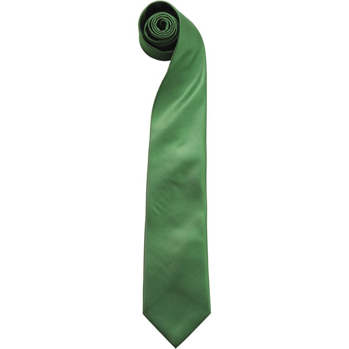 Premier Herenmode "Kleuren" Work Clip On Tie (Pakket van 2) (Smaragd)