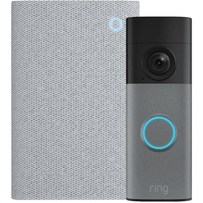 Ring Batterij Video Deurbel 2e Generatie Zilver + Chime