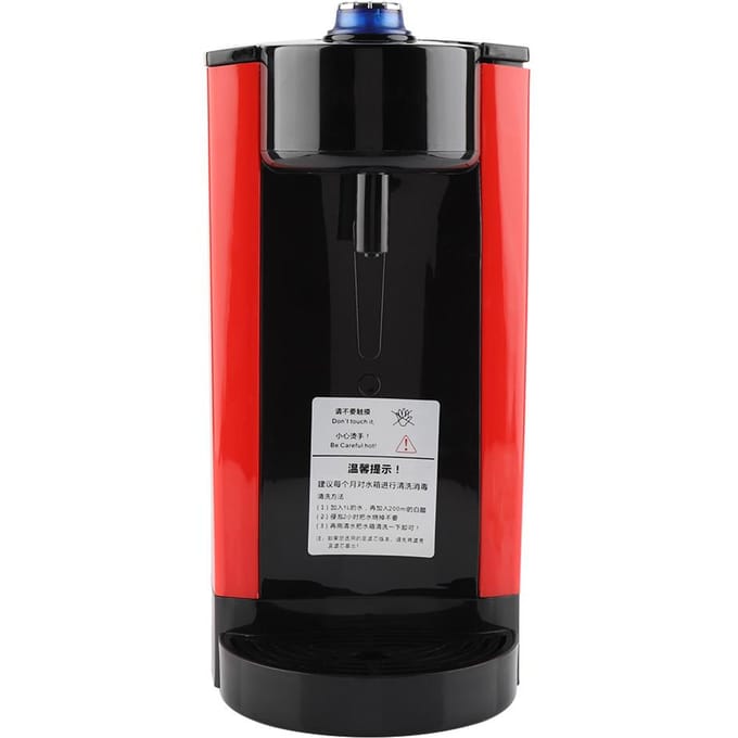 Chauffe-eau électrique 3 L avec distributeur instantané rouge