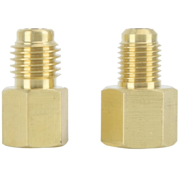2 Stuks 1/2ACME Messing Koeladapter Koudemiddel Vacuümpomp Poort Connector Accessoire