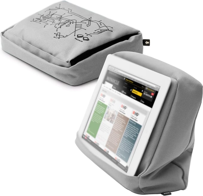 Bosign iPad Kussen Hitech voor iPad/tablet pc Zilver- met BINNENZAK