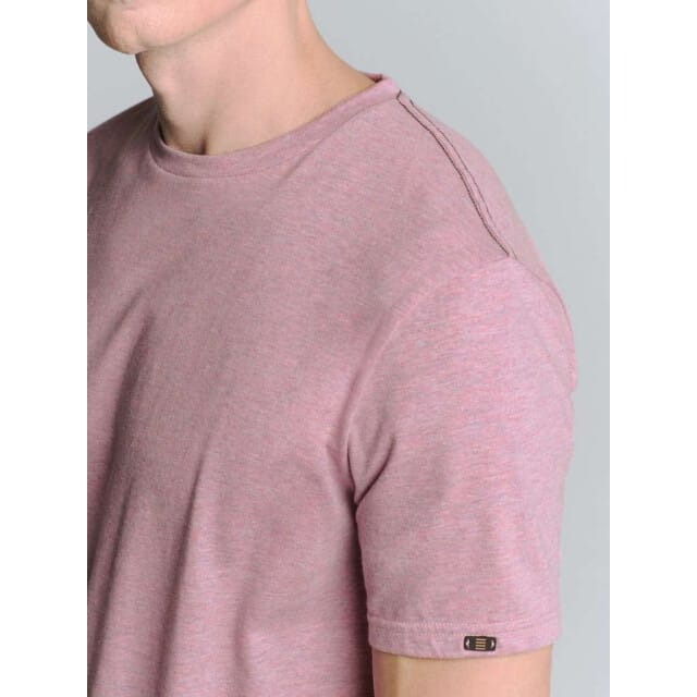 No Excess T-shirt crewneck melange mauve