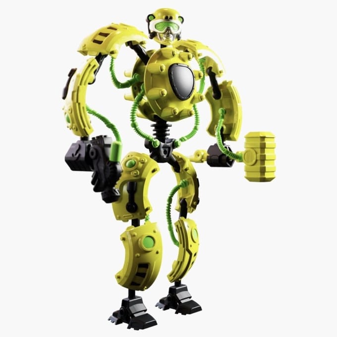 GigaBot Energy Core Actiefiguur Hazbot - 33 cm