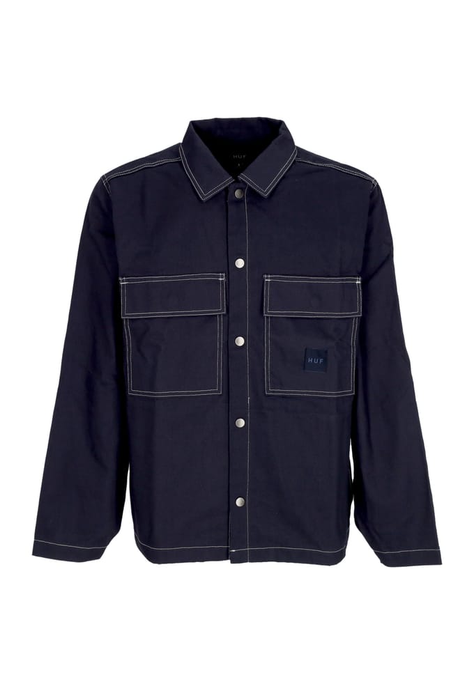 Mannen werkkleding jas Mason Shacket Marine