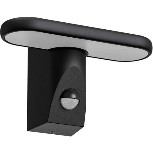KS Verlichting Zack Muurlamp Zwart Met Bewegingsmelder