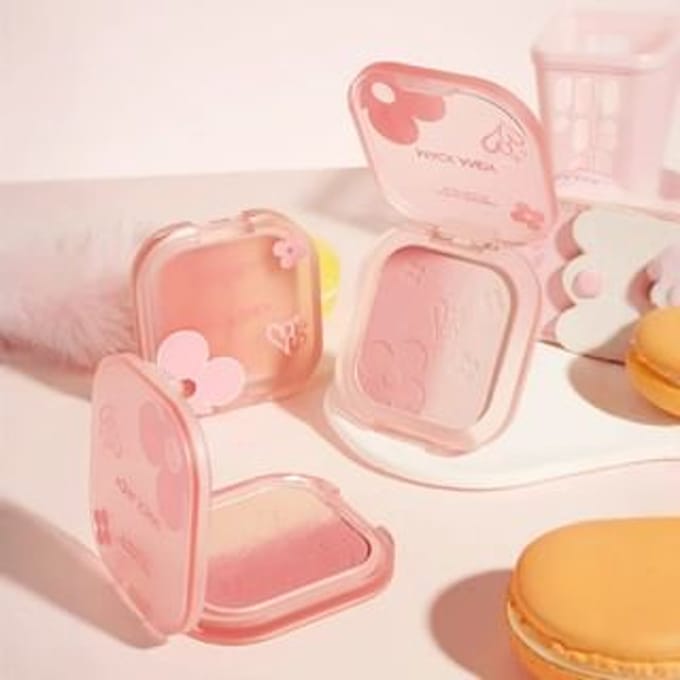 MACK ANDY - Playful Heartbeat Blush Palette - 3 Types M01# Tipsy - 6g