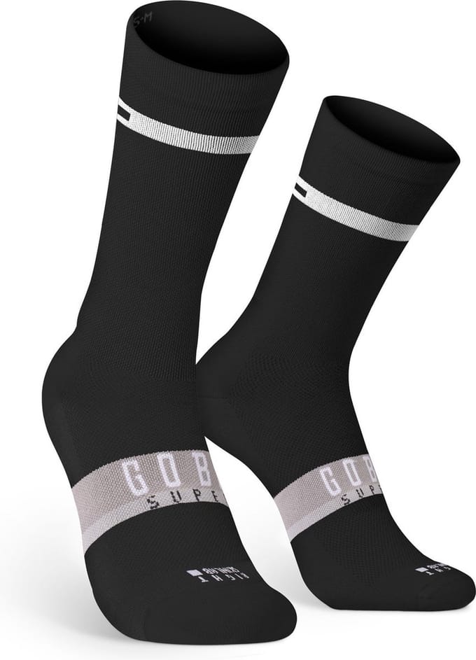 Gobik Superb Fietssokken Horizon Extra Lang Zwart – S/M (39-42)